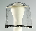 Mourning veil, Silk, American