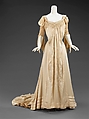 Wedding dress, L. Anderson (American), silk, American