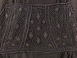 Dinner dress, House of Paquin (French, 1891–1956), silk, metal, French