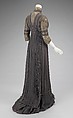 Dinner dress, House of Paquin (French, 1891–1956), silk, metal, French