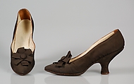 Evening shoes, Frank Mazane (American), Silk, American