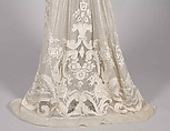 Afternoon dress, Cotton, probably French