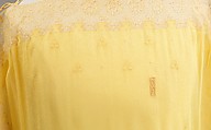 Nightgown, silk, French