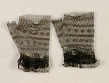 Mitts, Silk, American