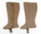 Gaiters, Thomas British, Cotton, British
