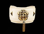 Bracelet, Fernande Desgranges French, leather, metal, French