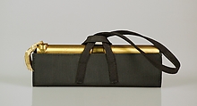 Evening minaudière, Volupté, Metal, silk, American