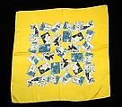 Scarf, Silk, French