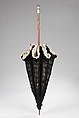Parasol, Lafarge, silk, wood, metal, marble, enamel, French