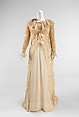 Promenade dress, House of Paquin (French, 1891–1956), silk, cotton, French