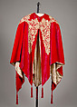 Evening cape, House of Worth  French, Silk, linen, French