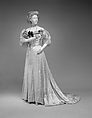 Evening dress, House of Worth (French, 1858–1956), silk, French