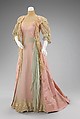 Tea gown, House of Worth (French, 1858–1956), silk, French