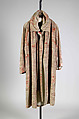 Evening coat, Mariano Fortuny Spanish, Silk, metallic pigment, Italian