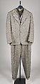 Suit, Harry Berkowitz, Wool, synthetic, American