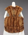 Accessory set, fur, silk, American