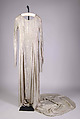 Wedding Dress, Hattie Carnegie (American (born Austria), Vienna 1889–1956 New York), Silk, metallic, beads, rhinestones, American