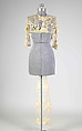 Evening jacket, Linen, sequins, beads, probably French