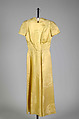 Dinner dress, Mainbocher  French and American, Silk, American