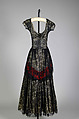 Evening dress, Attributed to Hattie Carnegie (American (born Austria), Vienna 1889–1956 New York), Cotton, silk, American