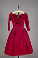 Cocktail dress, House of Dior  French, Silk, French