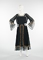 Evening dress, House of Lanvin French, silk, metal, French