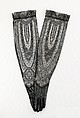 Evening gloves, Suzanne Talbot  French, silk, French