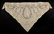 Shawl, linen, silk, Belgian