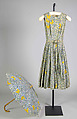 Dress, Norman Norell (American, Noblesville, Indiana 1900–1972 New York), Cotton, silk, American