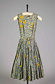 Dress, Norman Norell (American, Noblesville, Indiana 1900–1972 New York), Cotton, silk, American