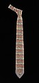 Necktie, Brooke Cadwallader  American (born Manila), silk, American