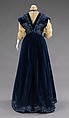 Evening dress, House of Worth (French, 1858–1956), silk, metal, French