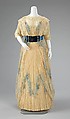 Dinner dress, House of Worth (French, 1858–1956), silk, rhinestones, French