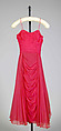 Evening dress, Ceil Chapman  American, Silk, American