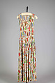 Evening dress, Henri Bendel, Silk, American