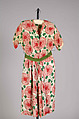Playsuit, Elizabeth Arden (American, founded 1908), Silk, American