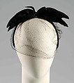 Cocktail headband, Silk, feathers, American
