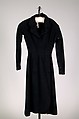 Dress, Schiaparelli  French, Wool, French