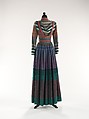 Evening dress, Attributed to Gilbert Adrian (American, Naugatuck, Connecticut 1903–1959 Hollywood, California), wool, American