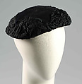 Hat, Jacques Heim  French, Leather, fur, French