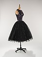 Evening dress, Norman Norell (American, Noblesville, Indiana 1900–1972 New York), synthetic fiber, silk, plastic, American