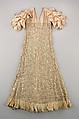 Evening dress, House of Lanvin (French, founded 1889), silk, metal, French