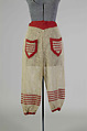 Beachwear, Carolyn Schnurer American, Cotton, wool (possibly), American