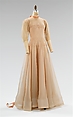 Evening dress, Madeleine Vionnet (French, Chilleurs-aux-Bois 1876–1975 Paris), silk, French