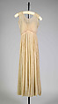 Evening dress, Silk, French