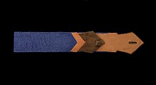 Belt, Attributed to Elizabeth Hawes (American, Ridgewood, New Jersey 1903–1971 New York), silk, leather, American