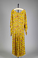Evening dress, Irande  French, Silk, French