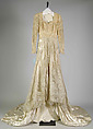 Wedding Dress, House of Tappé, Inc., Silk, linen, American