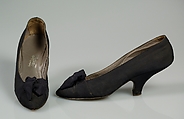 Evening pumps, Frank Mazane  American, Silk, American