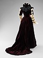 Dress, silk, linen, American